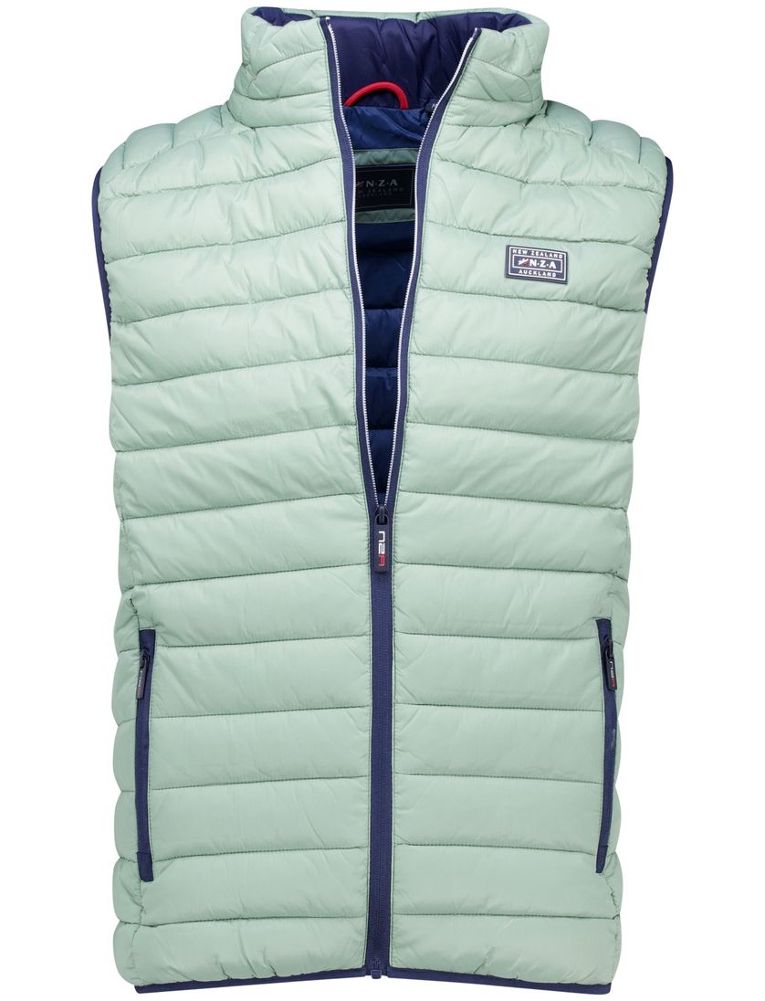 New Zealand bodywarmer groen normale fit waterafstotend