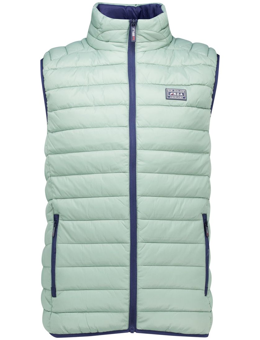 New Zealand bodywarmer groen normale fit waterafstotend