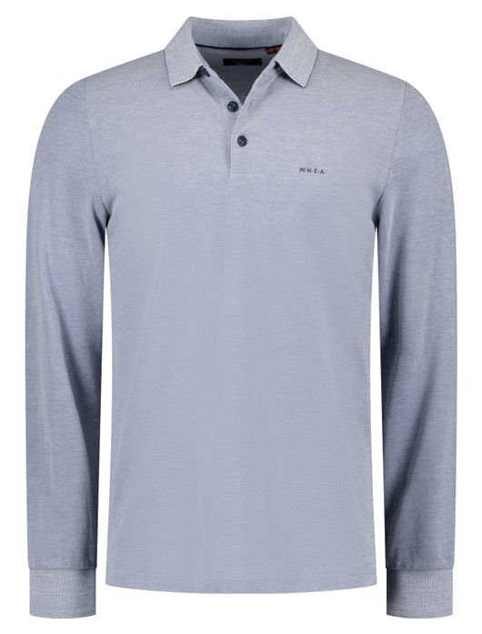 polo lange mouw blauw New Zealand
