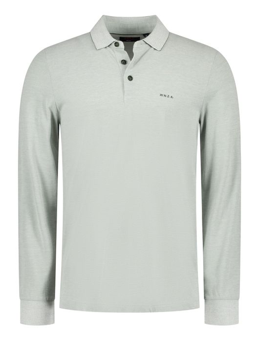 NZA polo groen 3-knoops