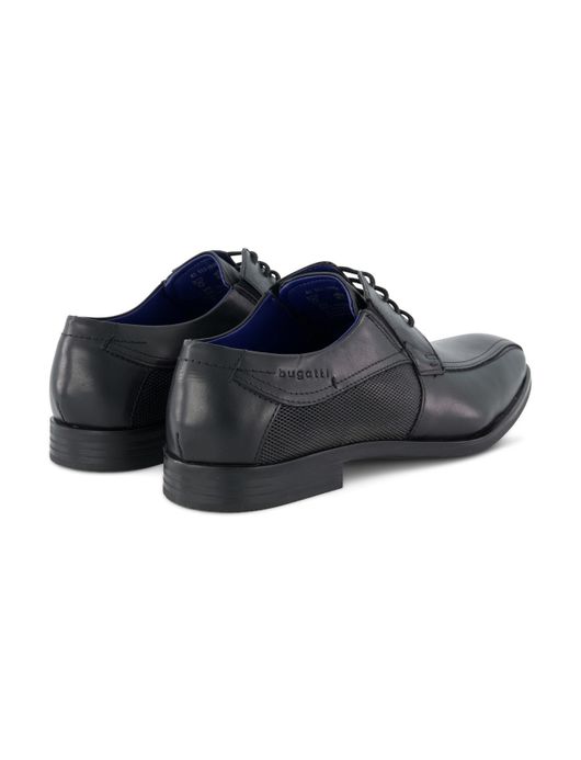 Bugatti nette schoenen zwart leer laag