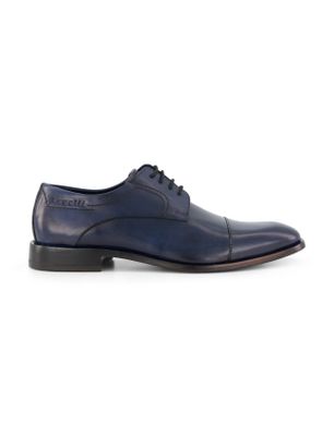 Bugatti Bugatti veterschoenen blauw leer effen