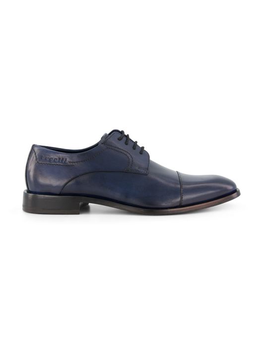 Bugatti veterschoenen blauw leer
