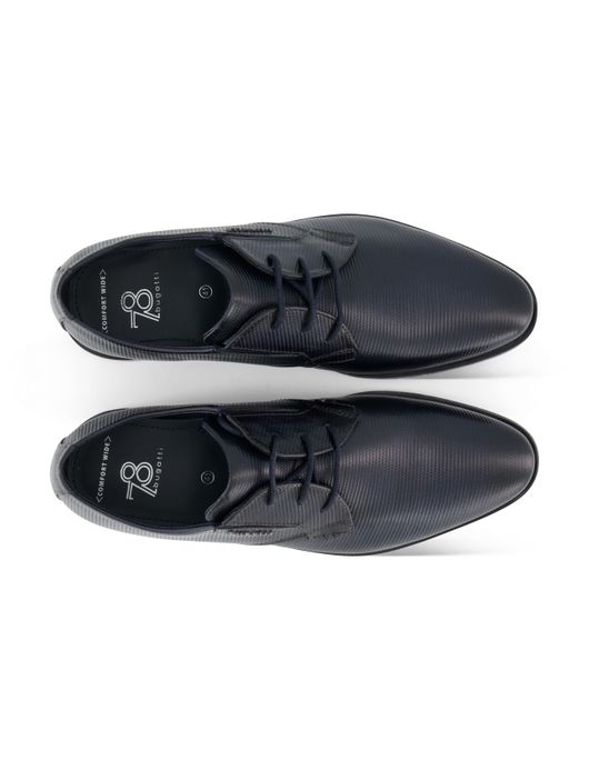 Bugatti veterschoenen donkerblauw leer