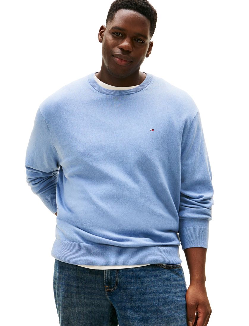sweater Tommy Hilfiger Big & Tall lichtblauw