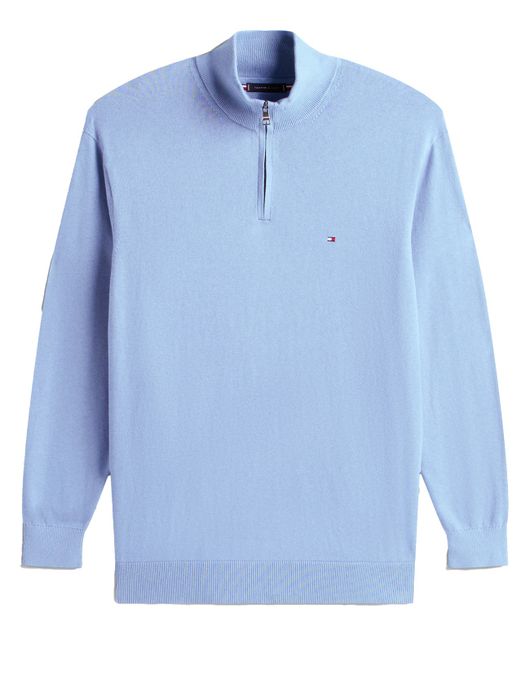 polo lange mouw blauw Tommy Hilfiger Big & Tall