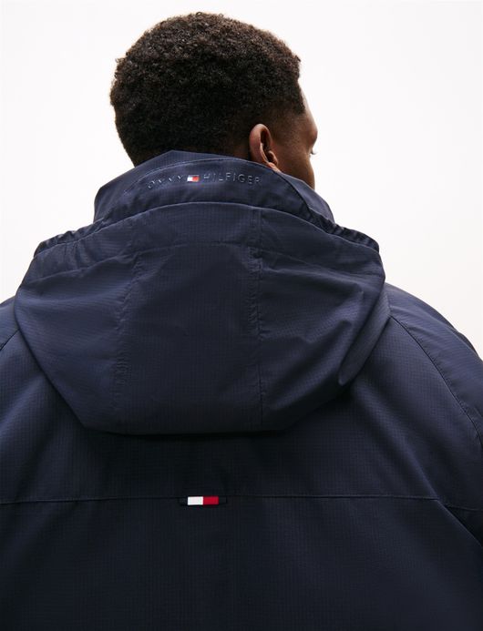 Tommy Hilfiger winterjas donkerblauw big & tall