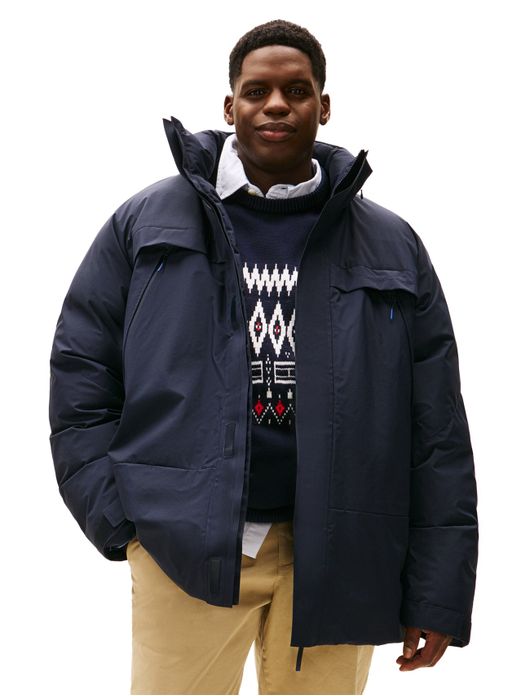 winterjas donkerblauw Tommy Hilfiger Big & Tall