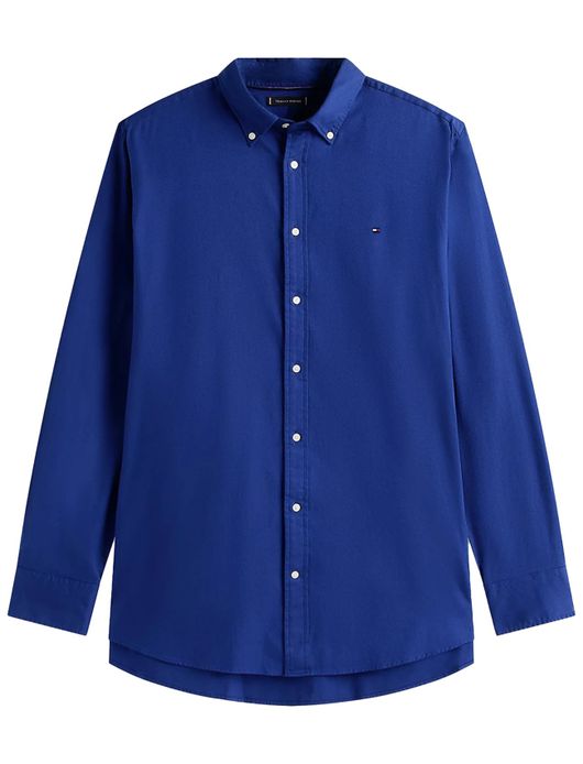 casual overhemd blauw Tommy Hilfiger