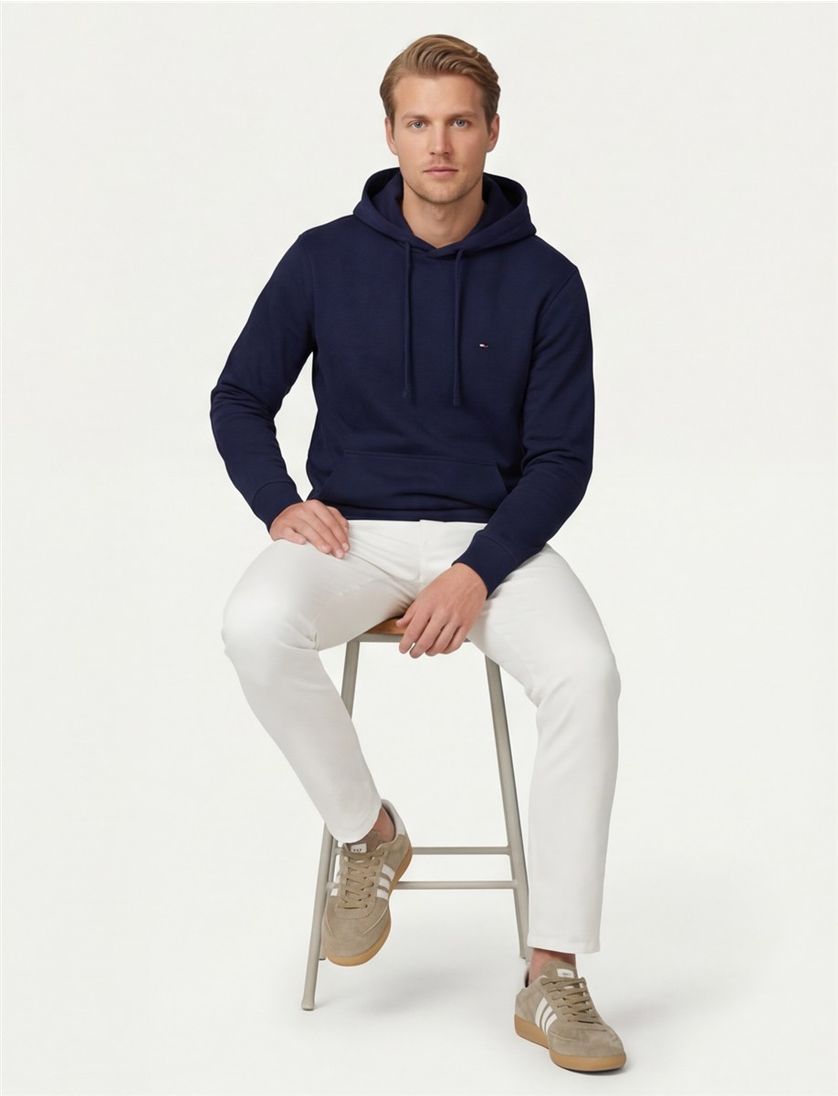 Tommy Hilfiger Hoodie donkerblauw big & tall