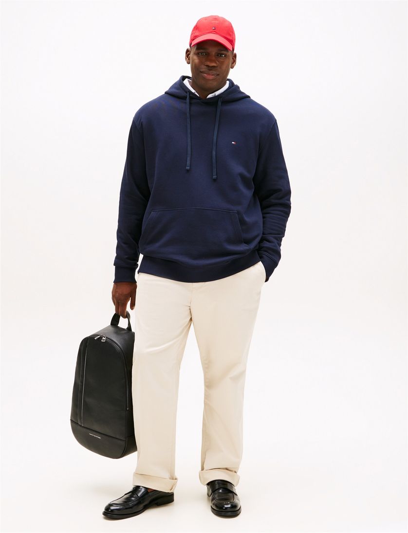 Tommy Hilfiger Hoodie donkerblauw big & tall