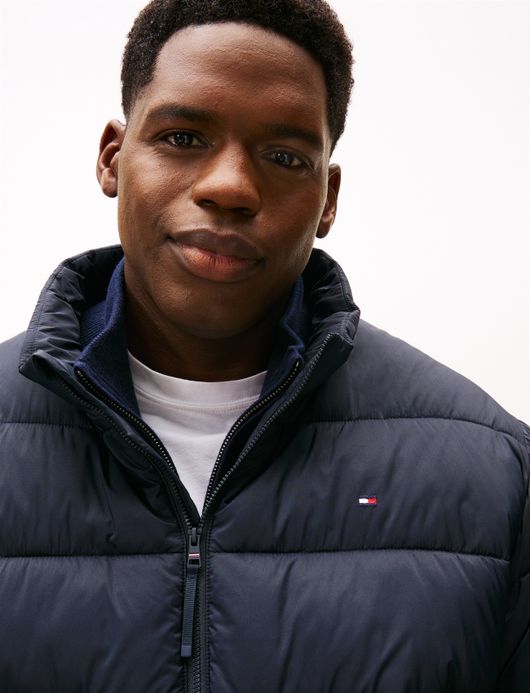 Tommy Hilfiger winterjas donkerblauw big & tall