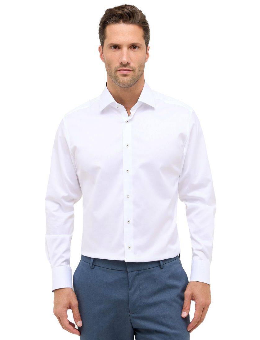 overhemd mouwlengte 7 Eterna wit