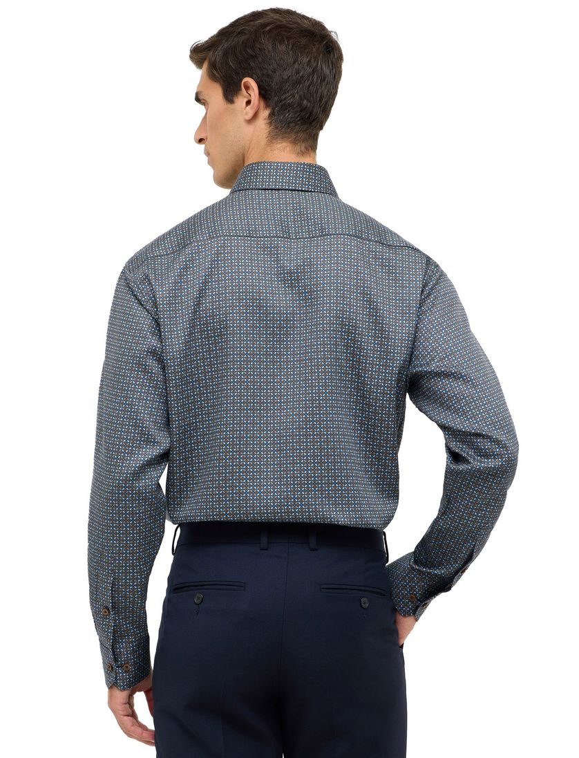 business overhemd Eterna Modern Fit blauw