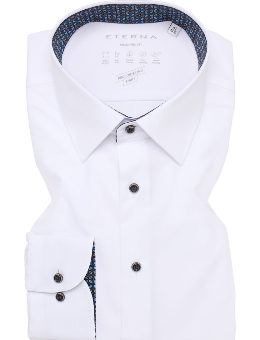 business stretch overhemd Eterna wit
