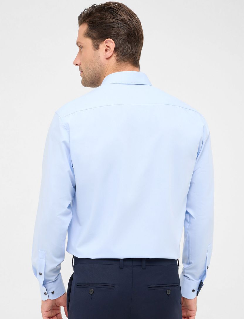 business stretch overhemd Eterna lichtblauw