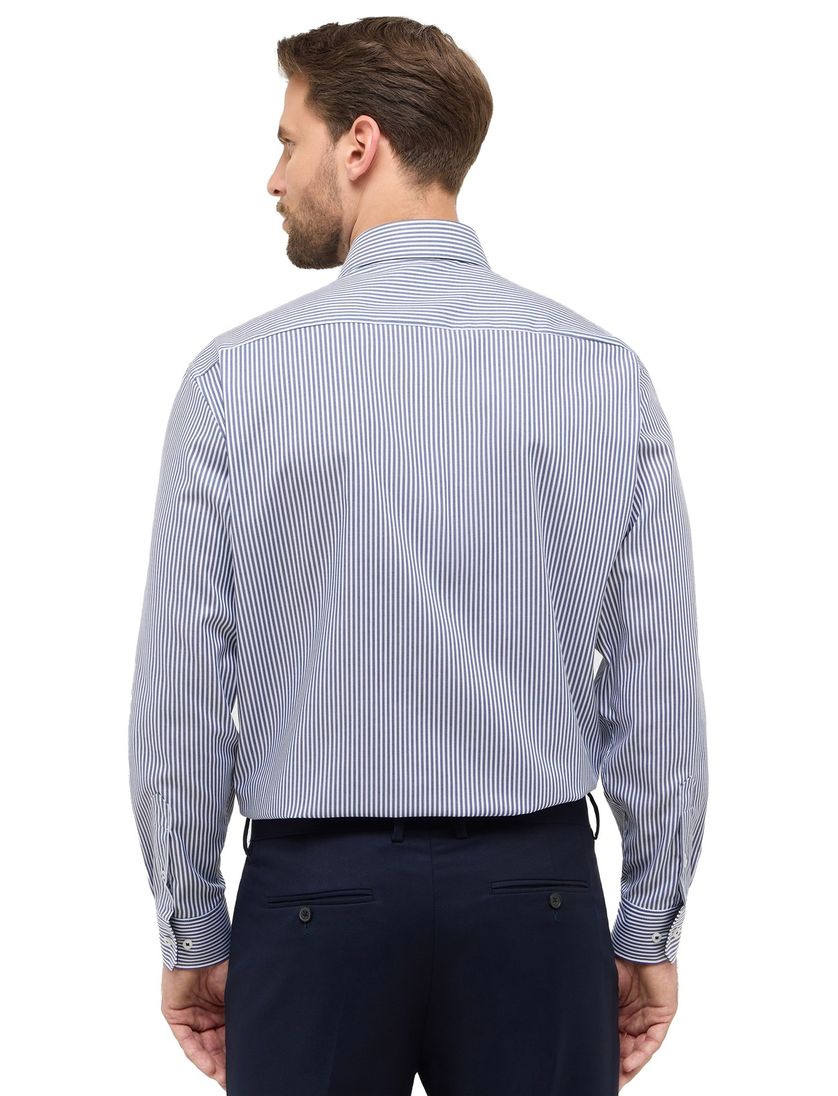 overhemd mouwlengte 7 Eterna Comfort Fit blauw