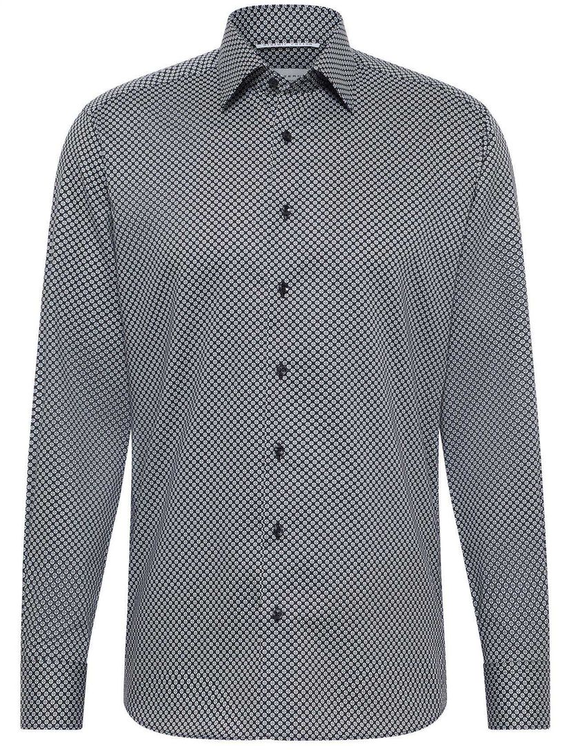 business overhemd Eterna Modern Fit zwart