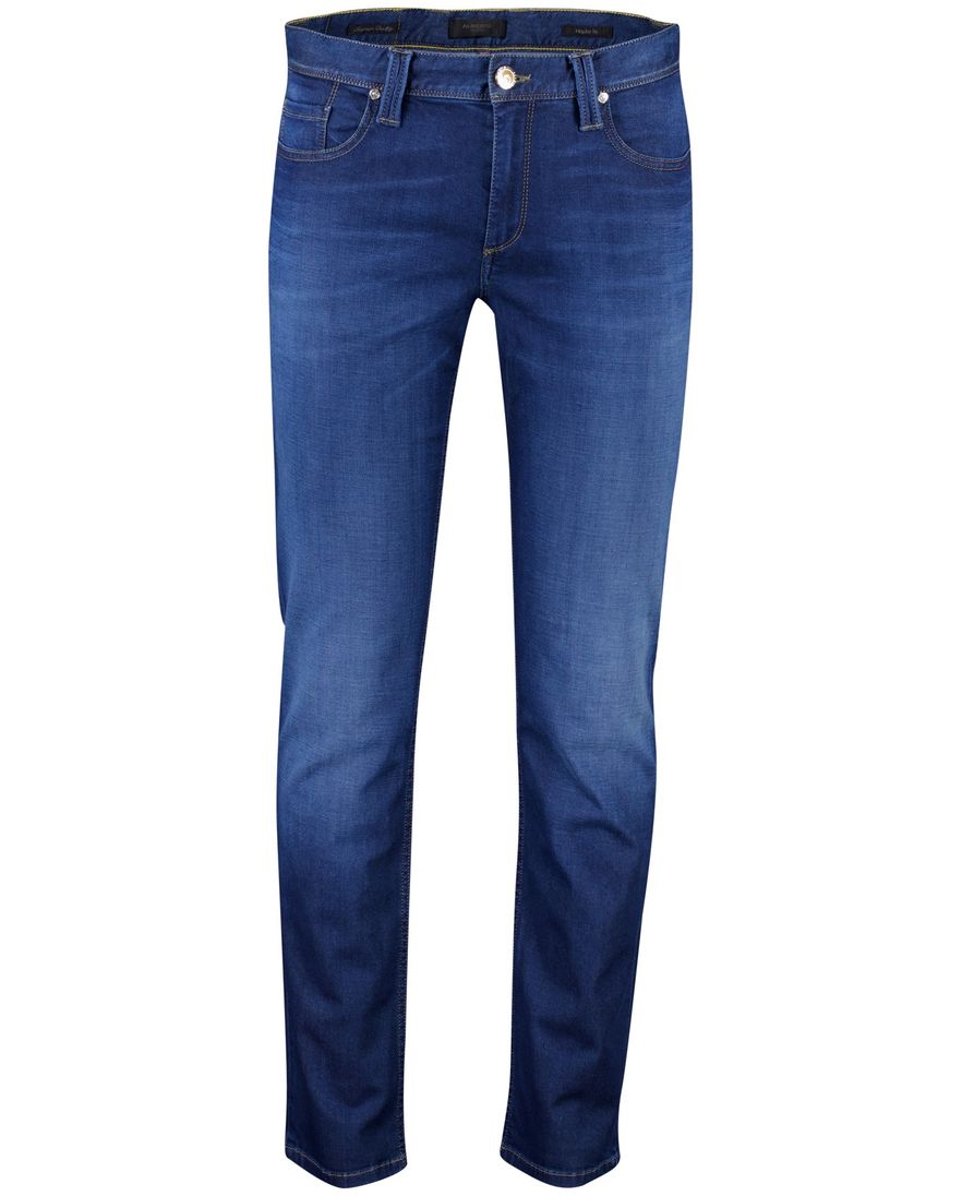Alberto jeans blauw slim fit effen