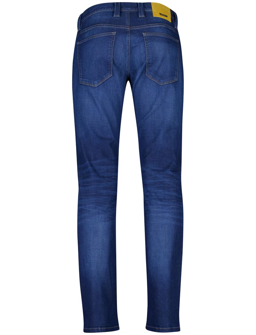 Alberto broek effen 5-pocket katoen