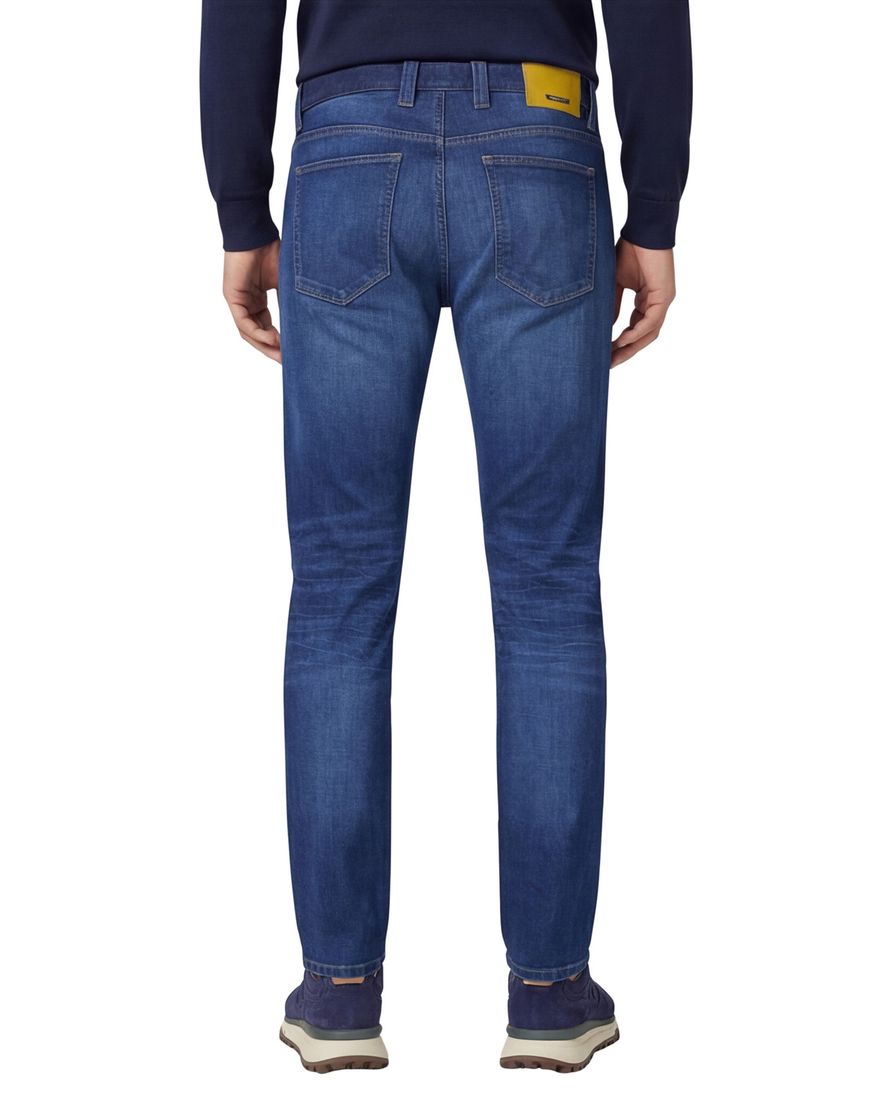 Alberto jeans blauw slim fit effen