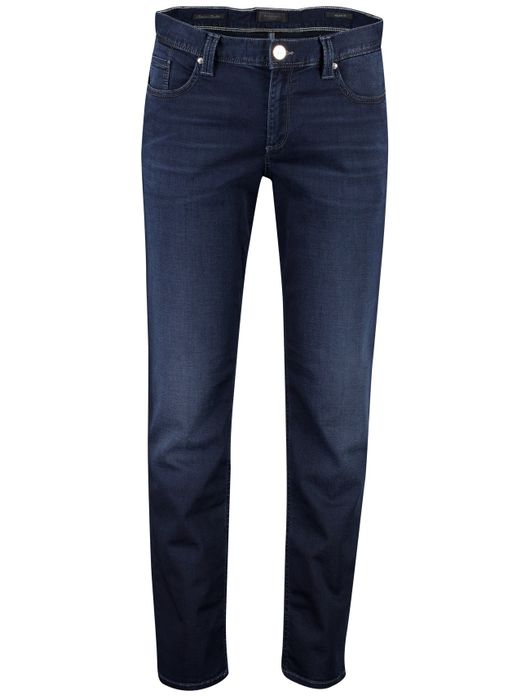 Alberto regular fit premium pipe donkerblauw