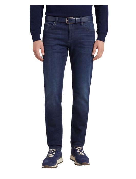 Alberto regular fit premium pipe donkerblauw