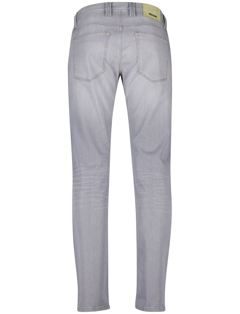 Alberto 5-pocket broek grijs slim fit