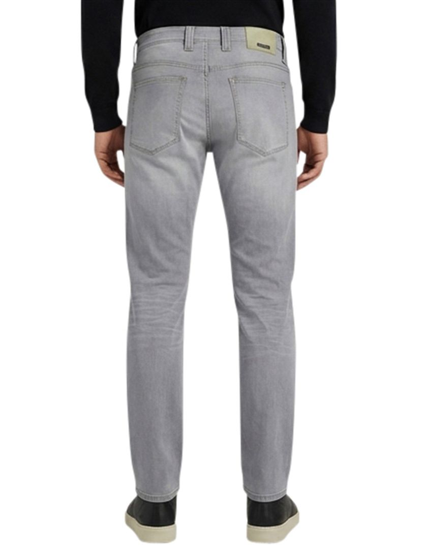 Alberto 5-pocket broek grijs slim fit