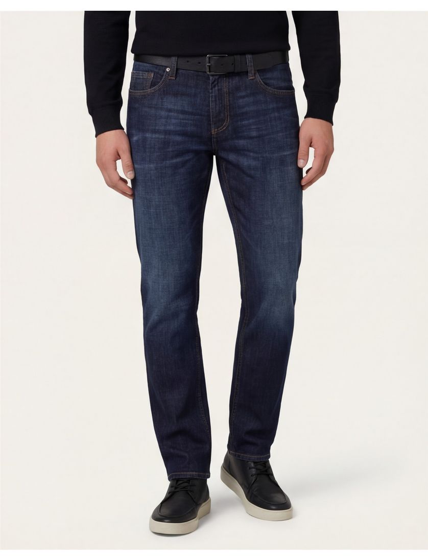 Donkerblauw 5-p jeans Alberto