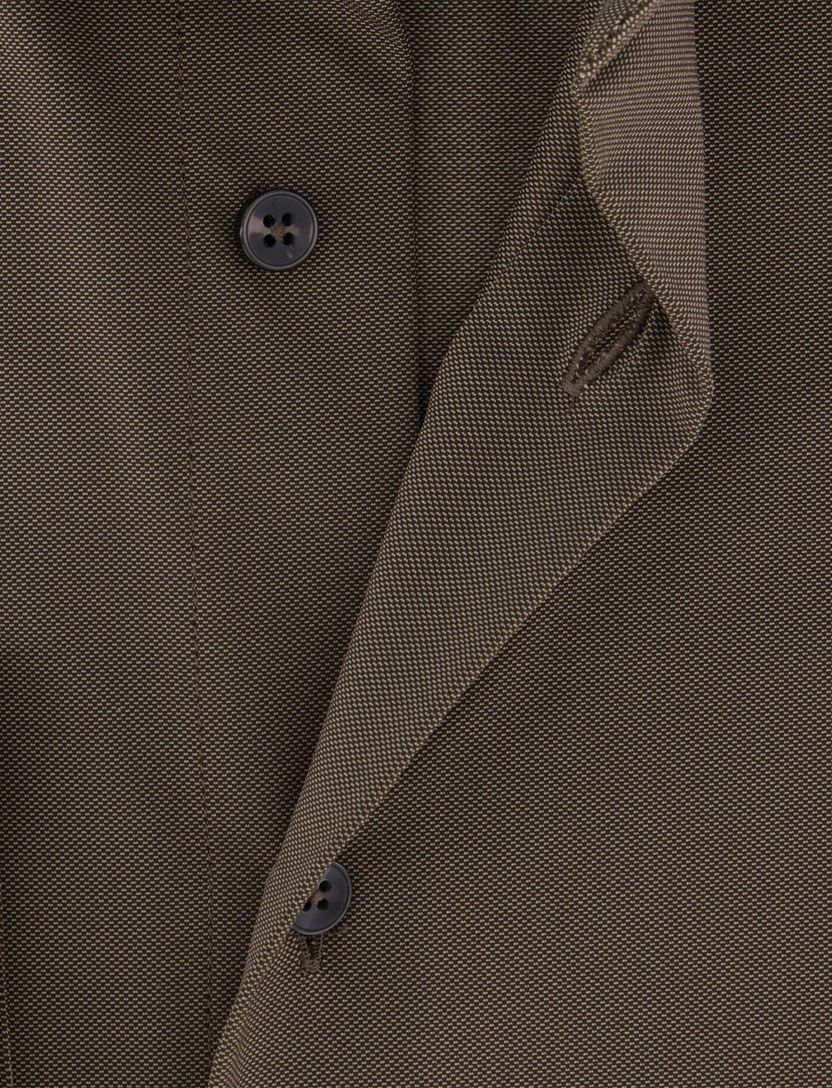 Business overhemd Xacus Active shirt bruin slim fit