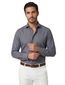 Xacus overhemd grijs tailored fit polyamide stretch