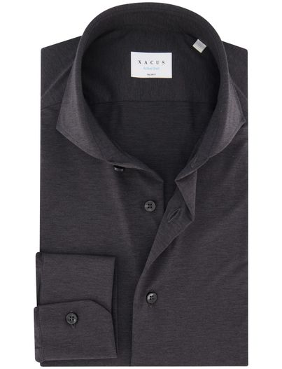 Xacus Xacus overhemd donkergrijs polyamide active shirt