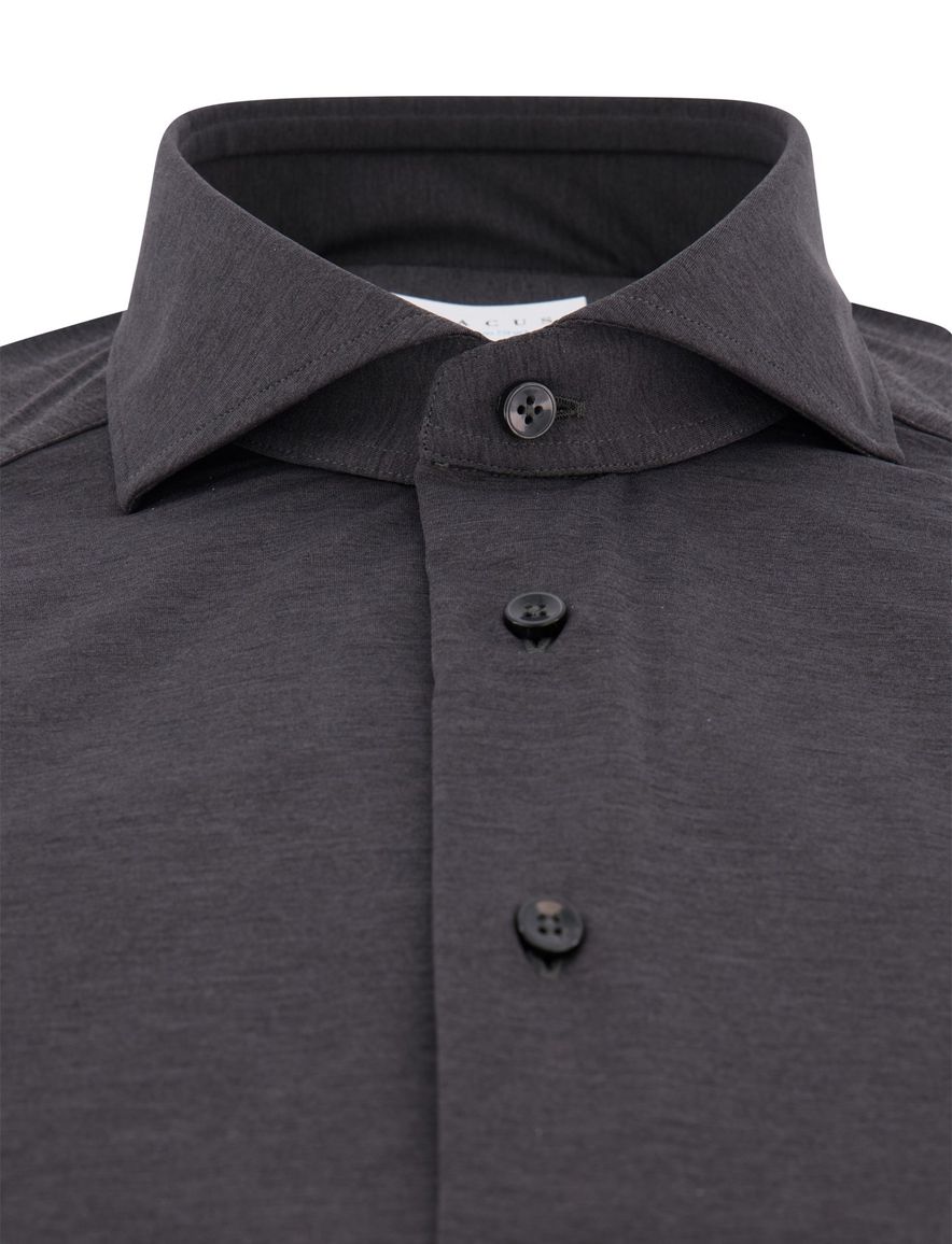 Xacus overhemd donkergrijs polyamide