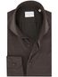 Xacus tailored fit overhemd bruin
