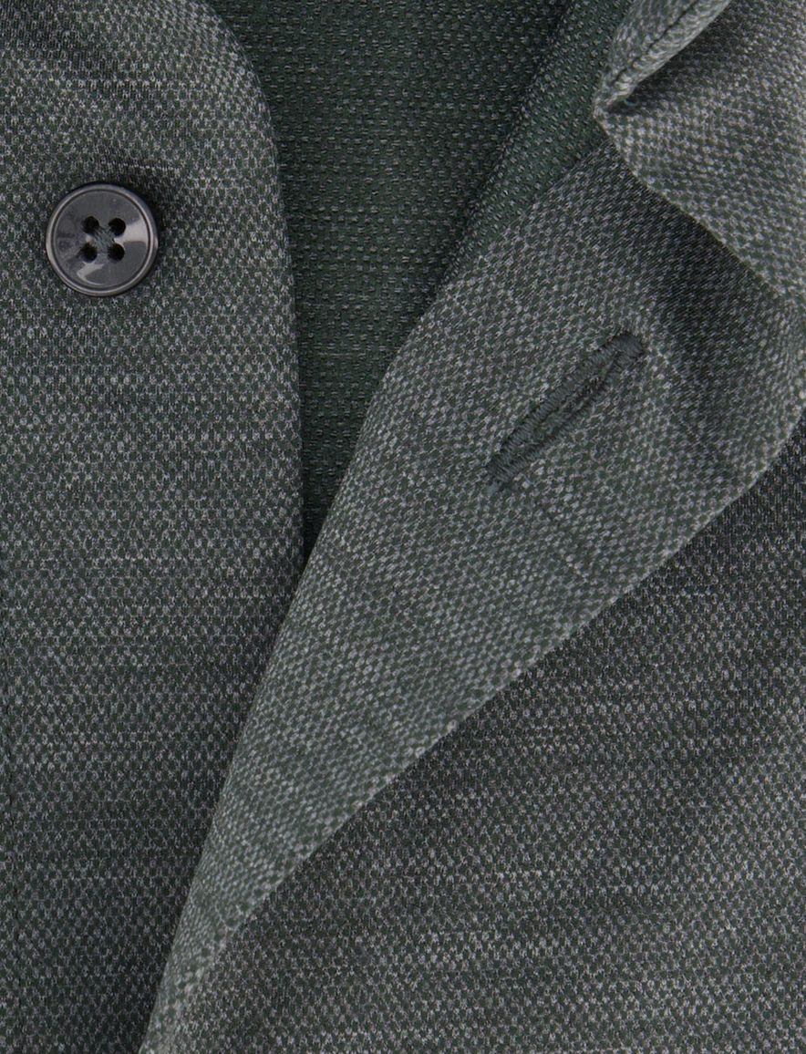 Xacus tailored fit overhemd donkergroen
