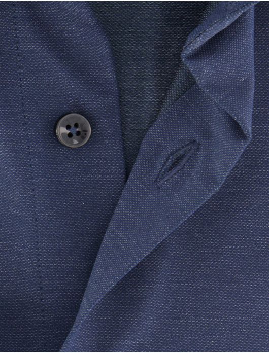 Xacus tailored fit overhemd donkerblauw