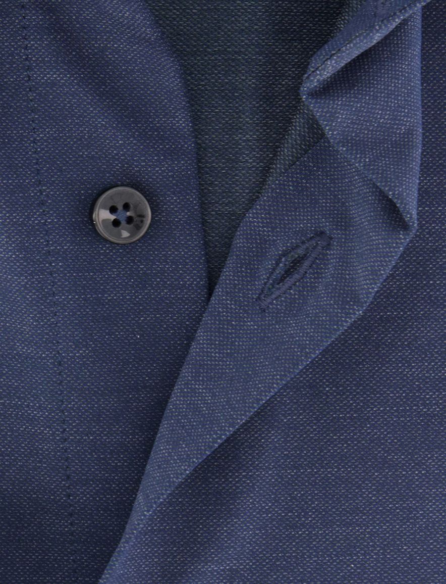 Xacus tailored fit overhemd donkerblauw