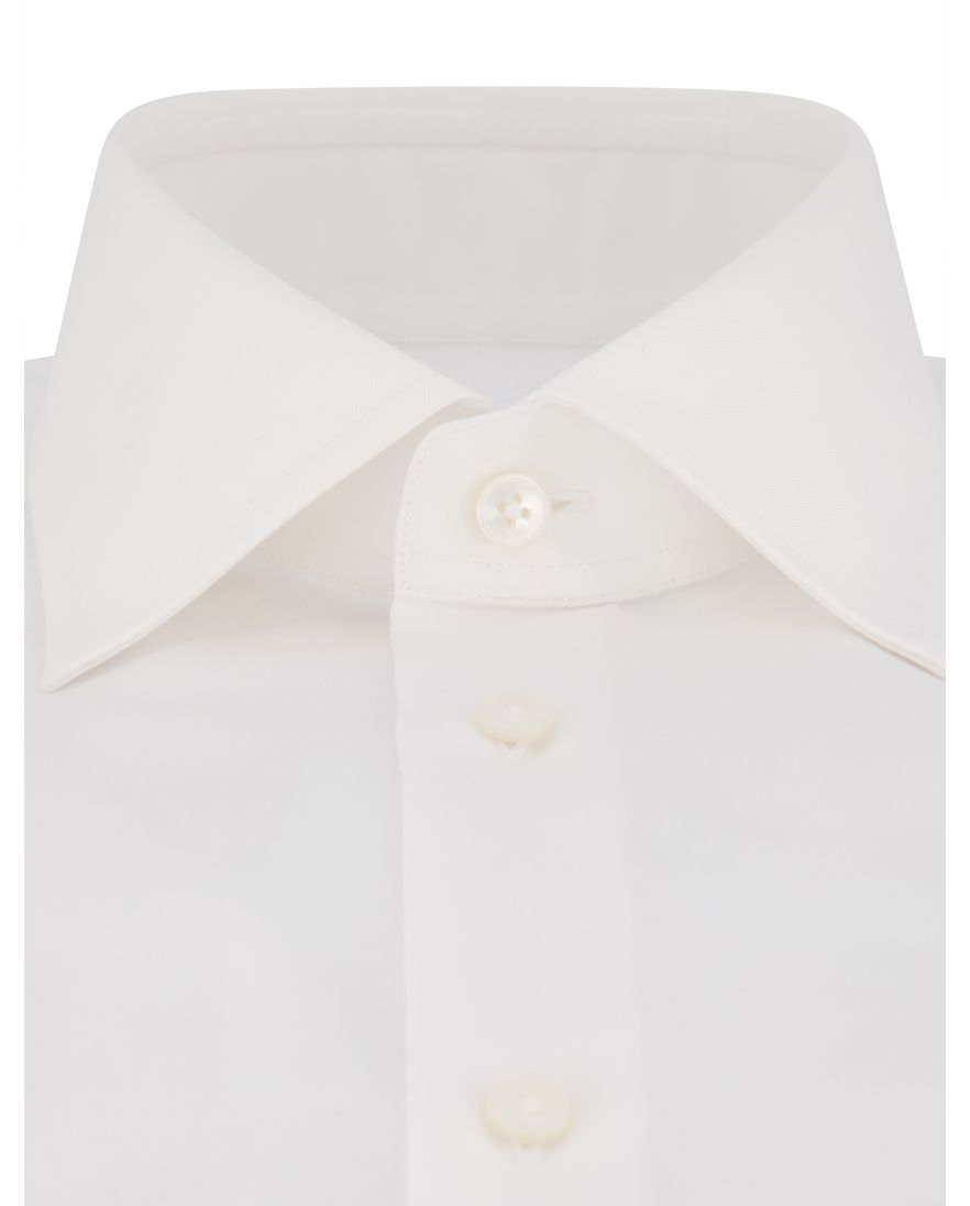 Xacus evolution fit overhemd wit katoen