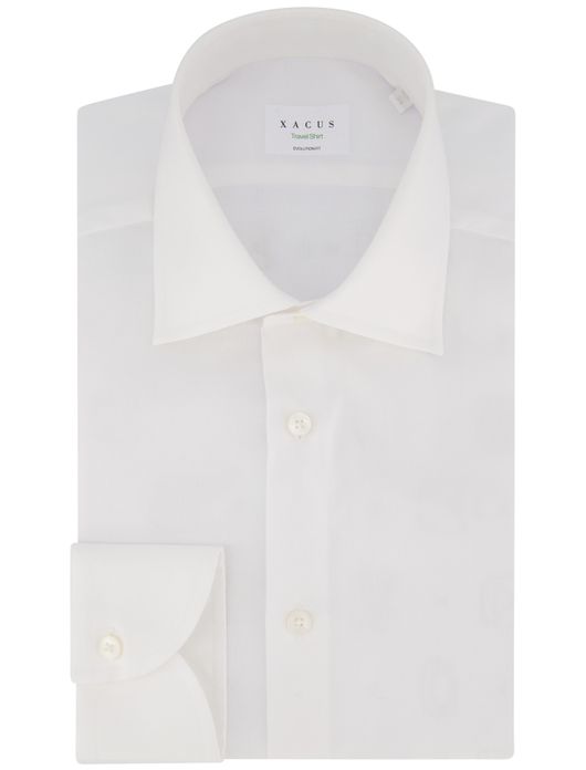Xacus evolution fit overhemd wit katoen