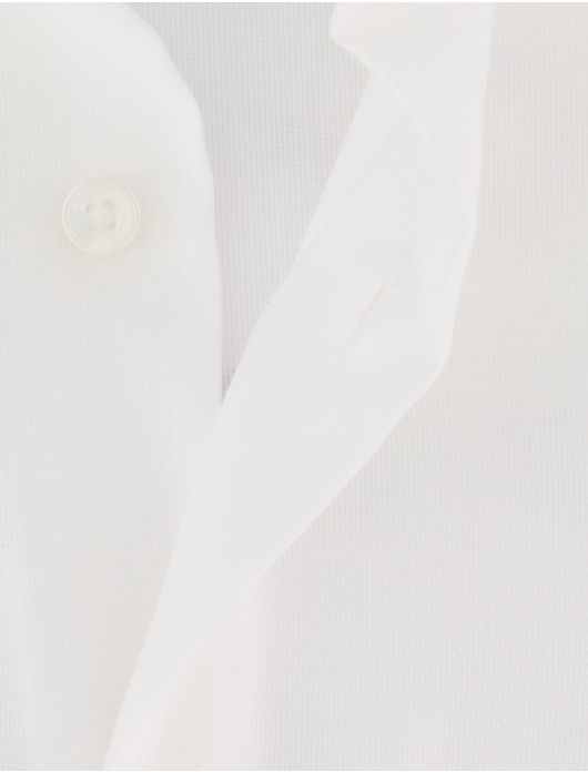 Xacus tailored fit overhemd wit katoen