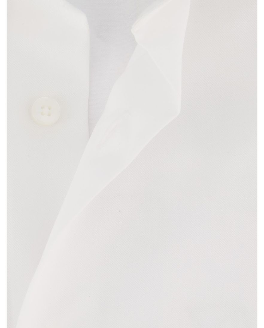 Xacus tailored fit overhemd wit katoen