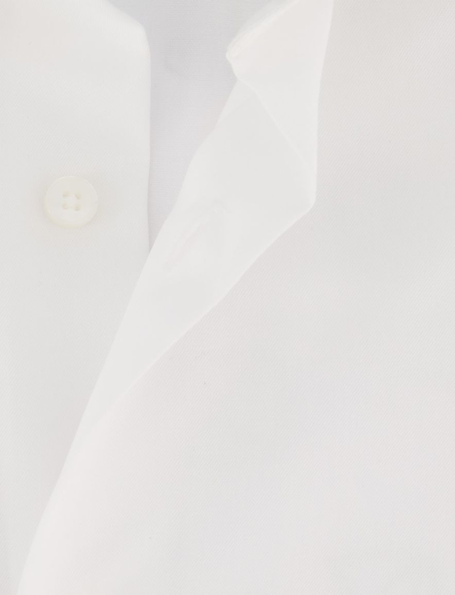 Xacus tailored fit overhemd wit katoen