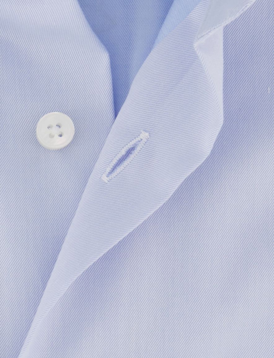 Xacus tailored fit overhemd lichtblauw