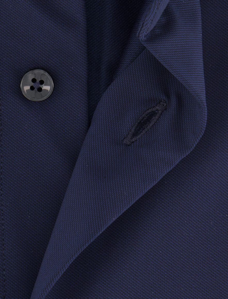 Xacus evolution fit overhemd donkerblauw