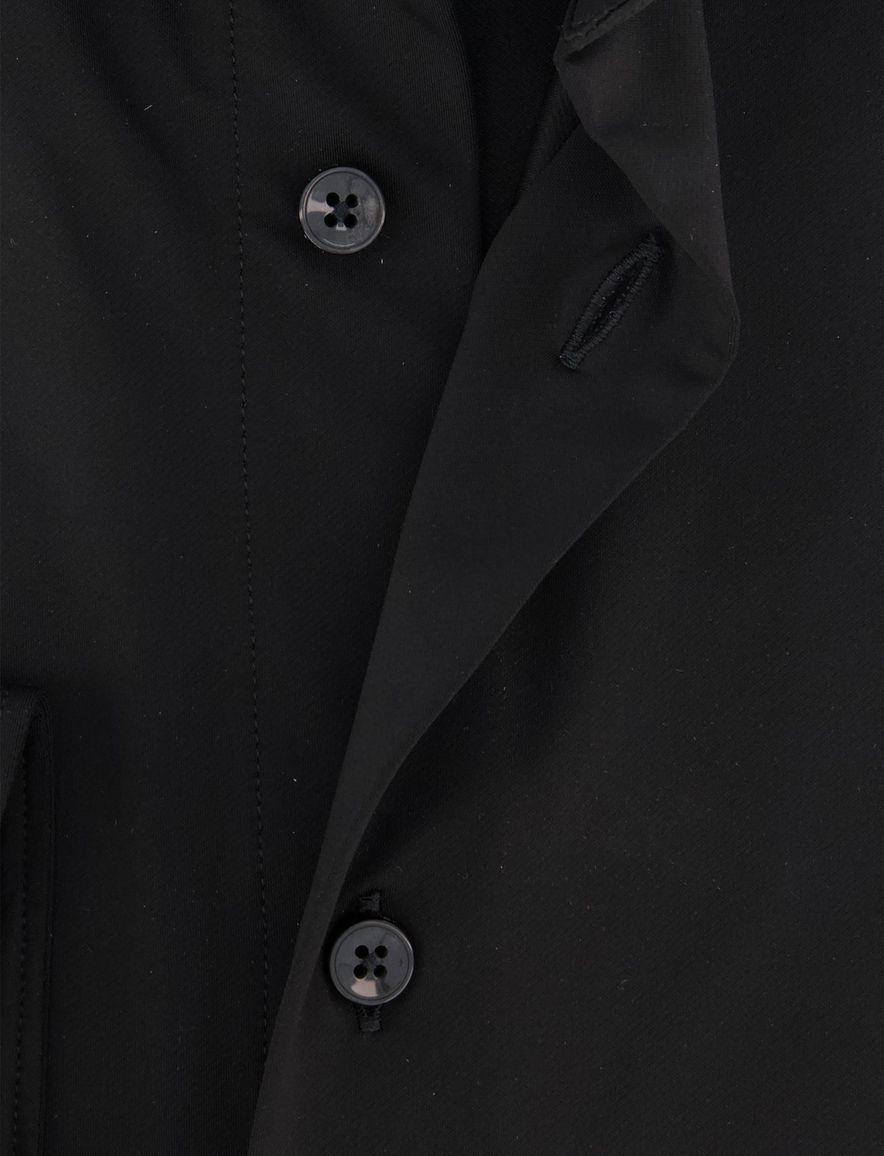 Xacus overhemd zwart evolution fit polyamide
