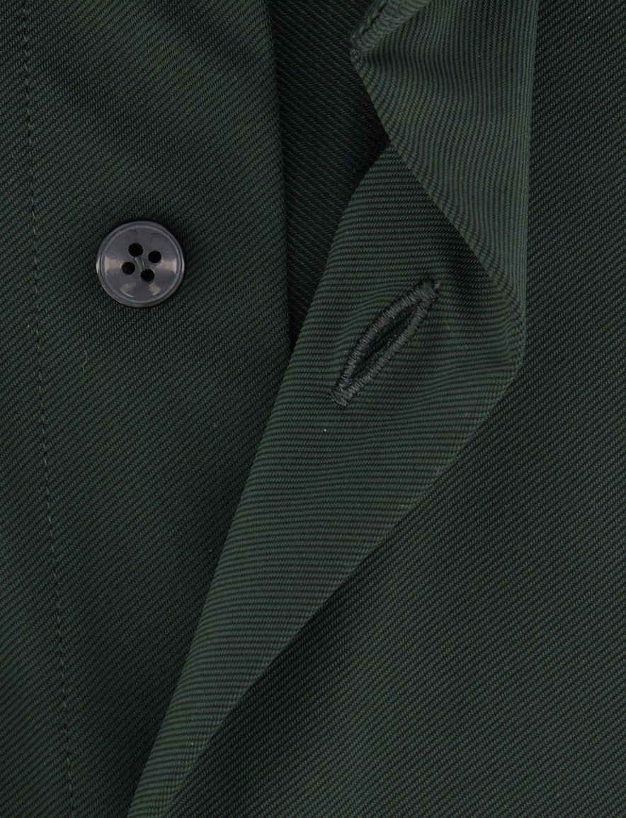 Xacus tailored fit overhemd donkergroen