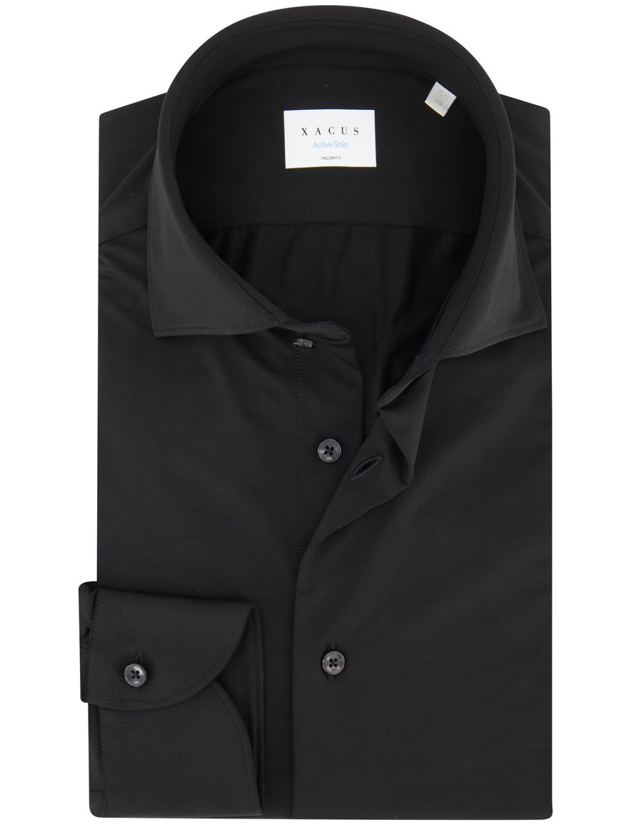 business overhemd zwart Xsacus