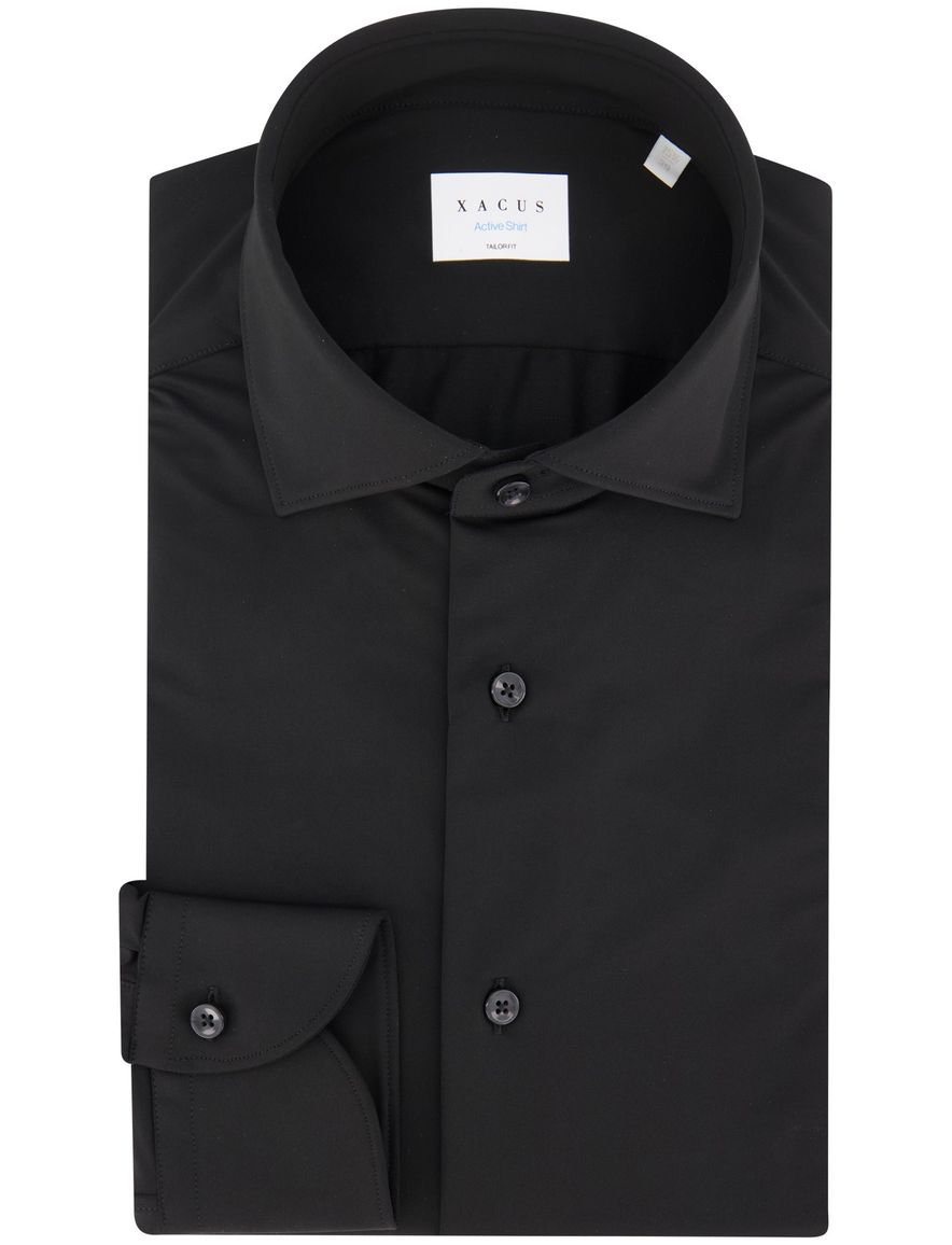 business overhemd zwart Xsacus