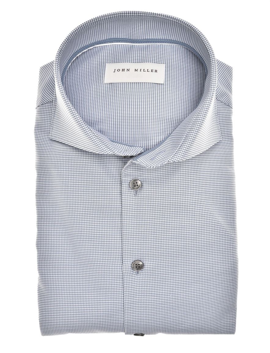 business overhemd blauw John Miller Tailored Fit